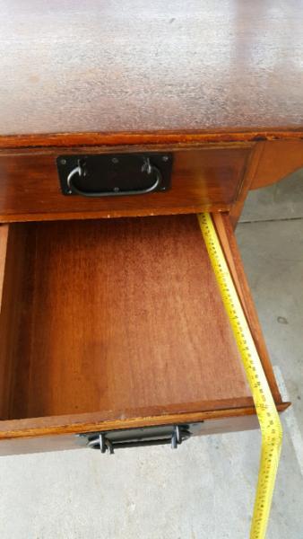 Beautiful solid Jarrah Desk for sale