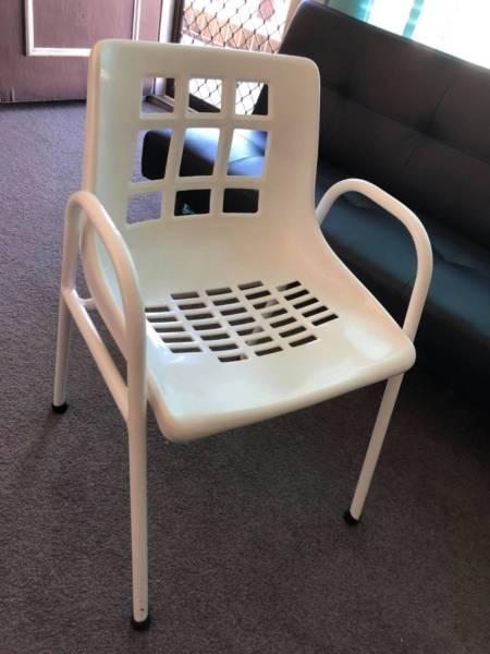 Metal Chair (White)
