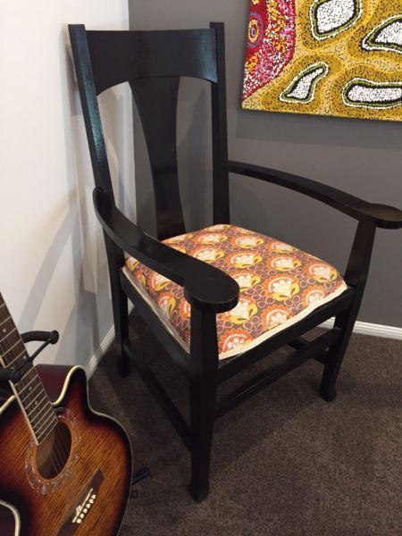 Classic Timber Carver chairs x 2