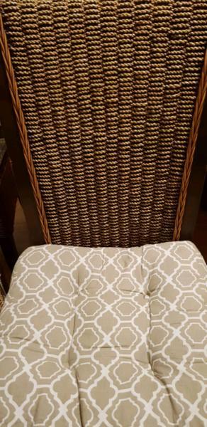 8 Wicker Chairs