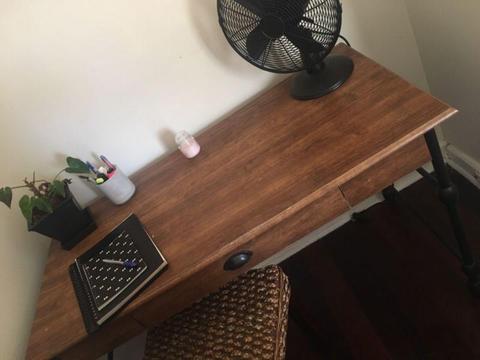 Desk and fan for sale!
