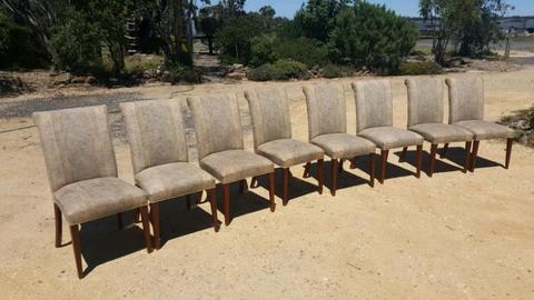 Dining chairs x8