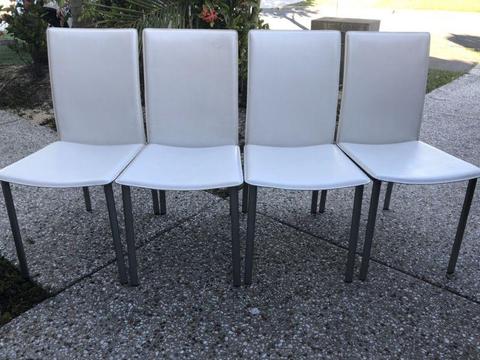 White Chairs x 4