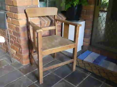 Sturdy Vintage Wooden Chairs