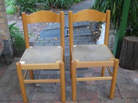 2 x Dining Chairs - Lovely Condition (Rock Solid)FREE Local Deliv