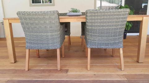 Outdoor Dining Chairs x 4