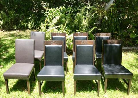 8 dining chairs good condition