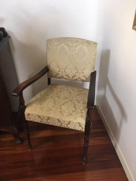 2 Antique Carver chairs for dining table -NthBalwyn QUICK SALE