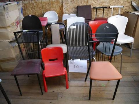 Ex Display Only 1 Available Chairs Stools Clearance $10 EACH