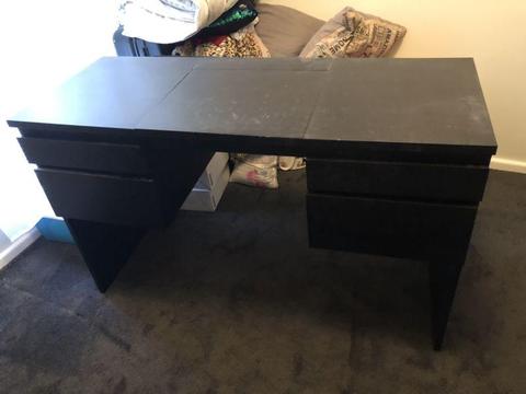 Ikea desk with drawers