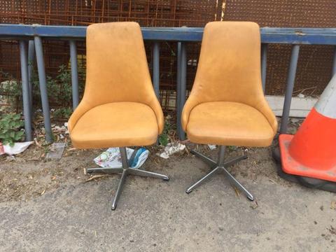 Vintage swivel chairs