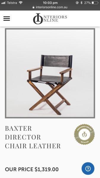 Leather Directors Chairs