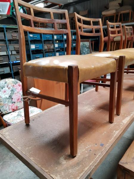 Mid Century T.H Brown dining chairs set 4
