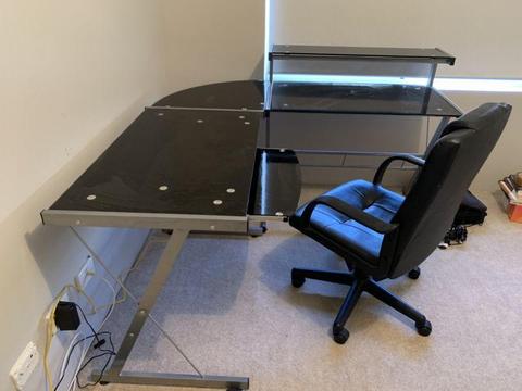Computer Desk with Computer Chair