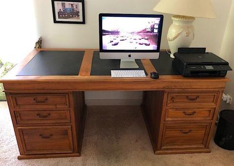 Solid Pine Office Desk