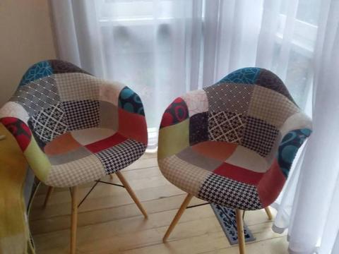 Eames Eiffel Fabric Armchair dining chair