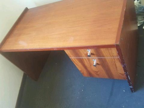Very heavy solid wood office desk