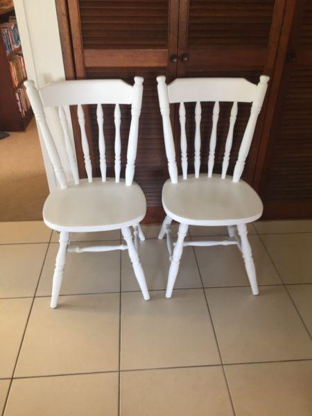 Dining chairs x 2