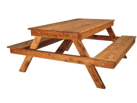 RUSTIC HEAVY DUTY PICNIC DINING A-FRAME