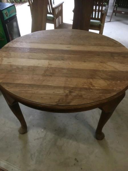 SOLID BLACKWOOD TIMBER TABLE