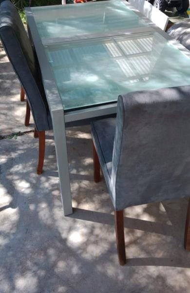 Glass Dining table & Chairs