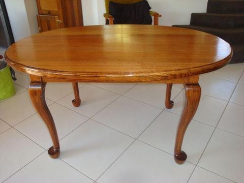 Oval Oak Dining Table 1920's 1520 x 1065mm