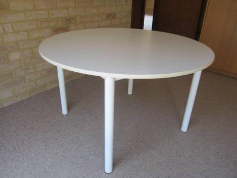 Round Table with Steel Frame