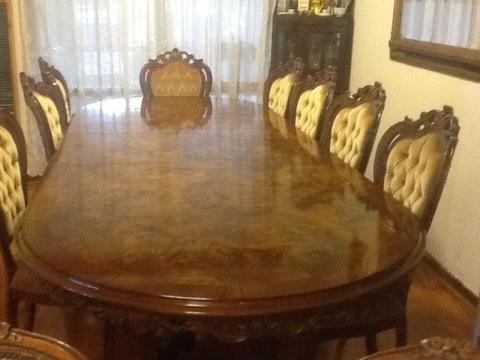 Reproduction Louis style dining suite