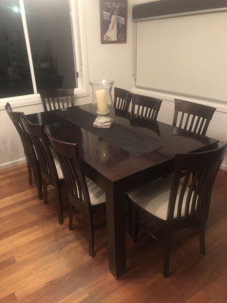 Dinner table, buffet, Breakfast bar stools (Price for all items)