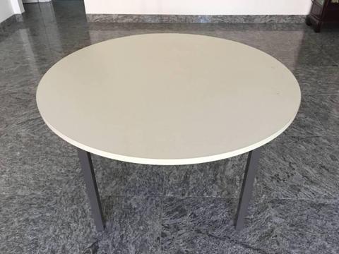 Round Dining Table with Tablecloth 1200mm Width x 715mm High
