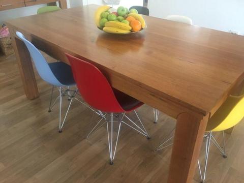Timber Dining Table - Solid Walnut