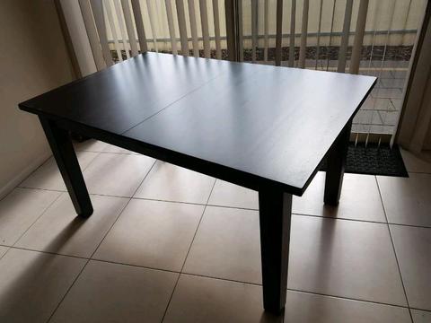 Extendable Dining Table 6 Chairs