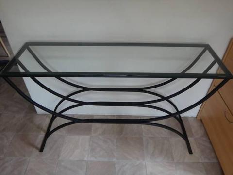 GLASS CONSOLE TABLE