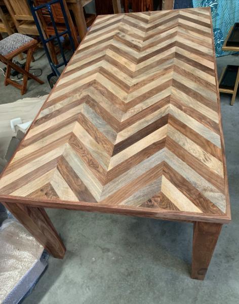 Brand New Sheesham Wood Dining Table