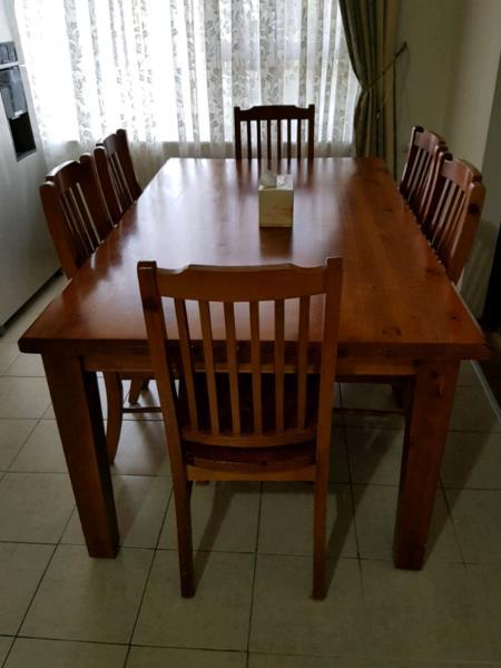 Dining table set - 7 piece House moving sale