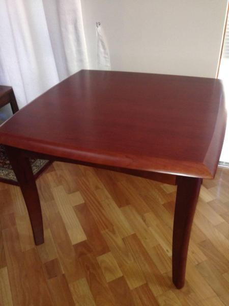 Solid Wood Table, Jarrah Stain