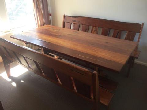 Dining Table and Benches