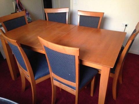 Dining Table (Extension Table) - 6 Seater