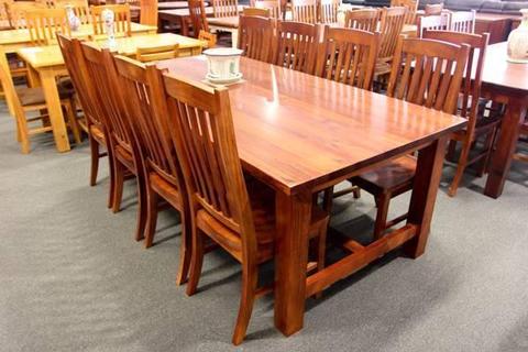 *NEW* $249 NEW SOLID 1.8M TIMBER TABLE