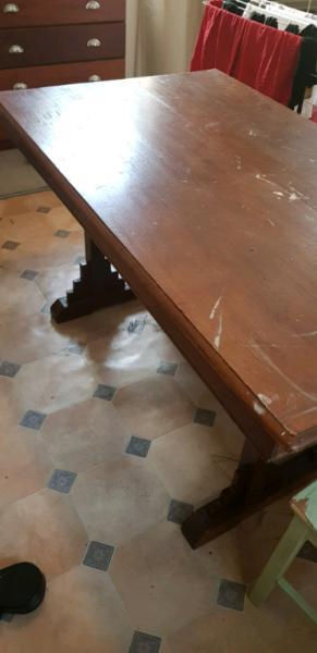 Big old sturdy table - needs a little work