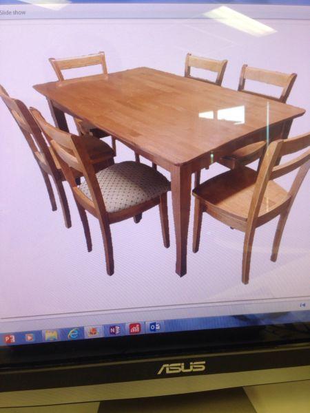 7-pc dining table