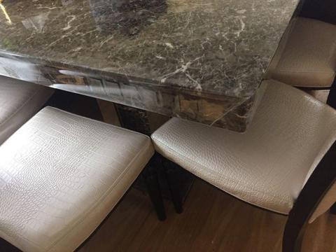 Marble Dining Table w/ Chairs