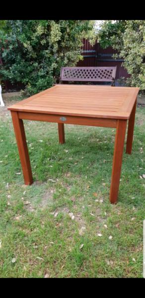 SOLID TIMBER OCCASIONAL DINING TABLE