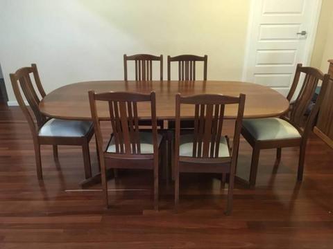Jarrah Table and Chairs