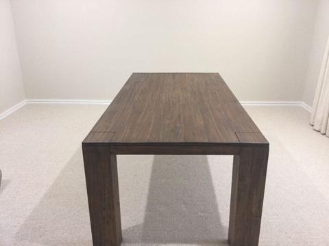 Dining table and side piece