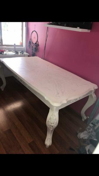 White Wooden Dinning Table/Desk
