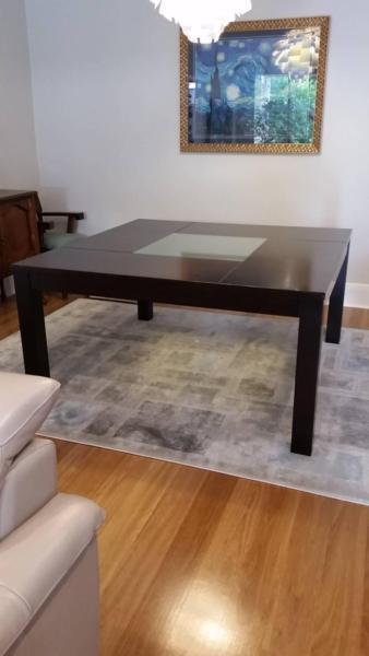 Square Dining Table 8 Seater Glass Insert