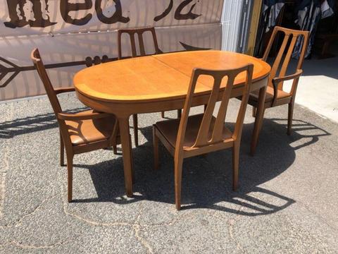 1970's 5 piece dining by Nathan UK