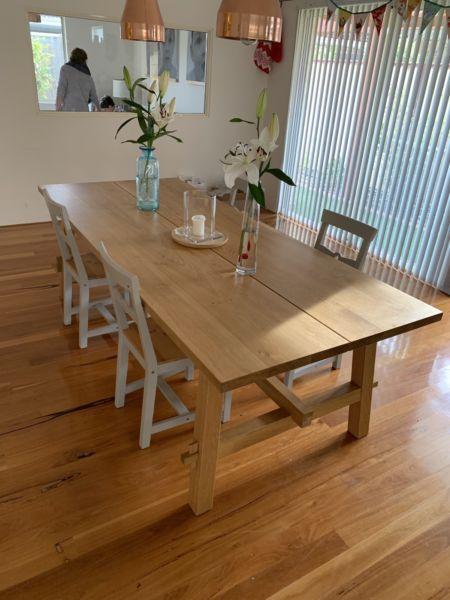 Ikea Mockelby dining table