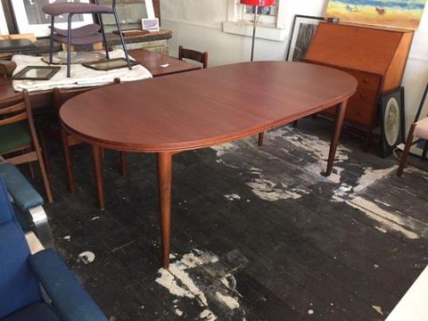 Large Mid Century Vintage Retro Dining Table. Fully restored